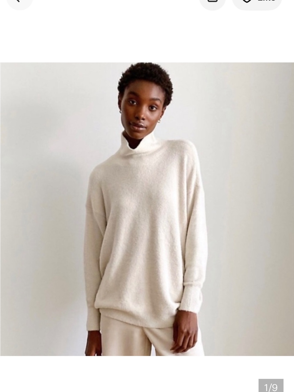 Wilfred Soft Cream stargazer sweater Sweater - fits oversized